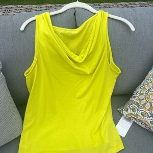 Bright vivid yellow tank size L womens
